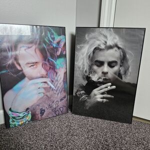 Mod sun signed and frames wall decor posters.